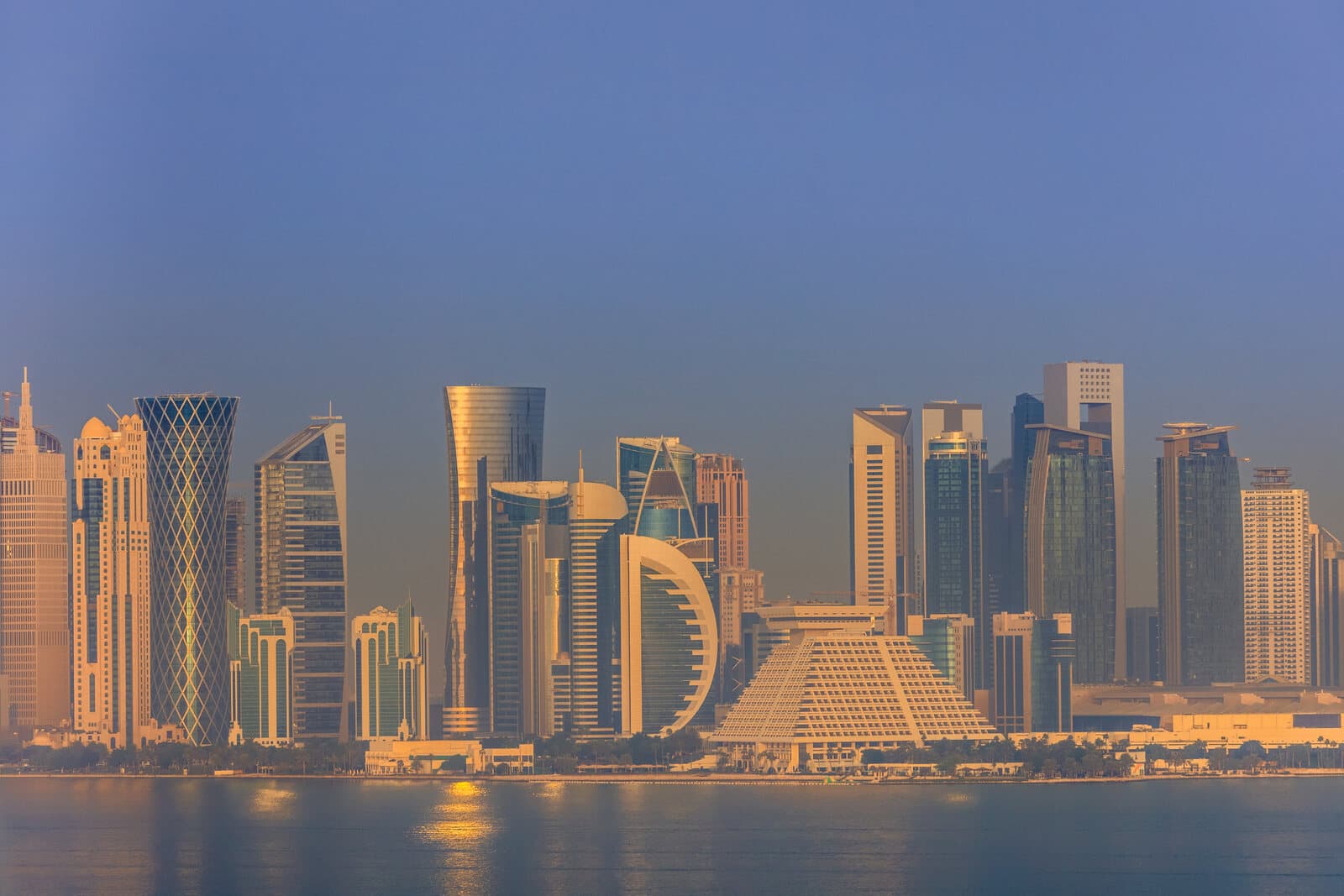 Doha skyline in Qatar