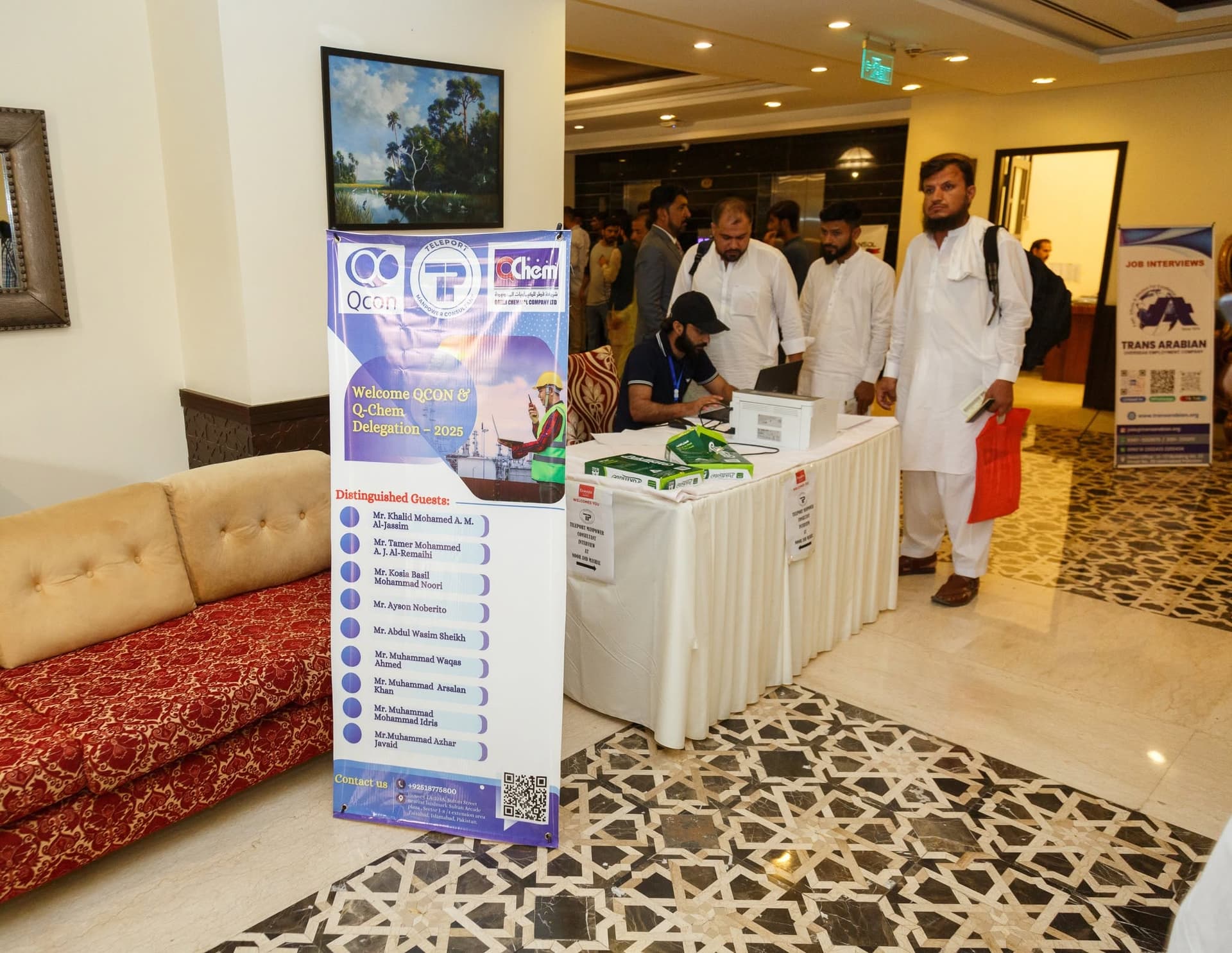 Gulf recruitment delegation event