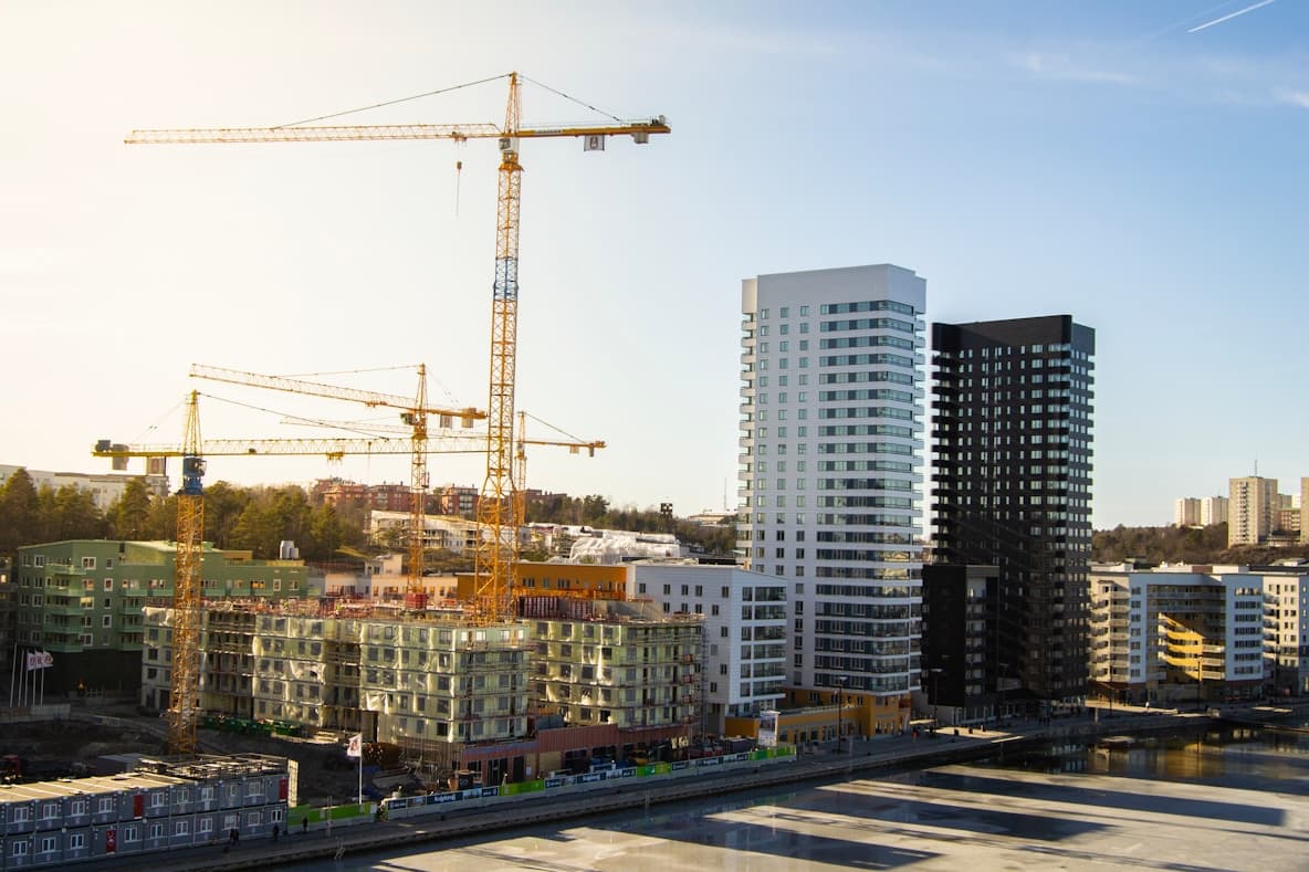 Construction site prepared for international workforce deployment